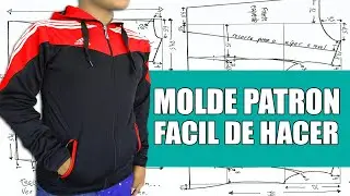 MOLDE PATRON DE CHAQUETA O CASACA CORTAVIENTOS TIPO adidas NI&Ntilde;O|Tips De Confeccion