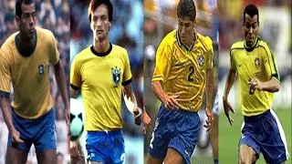Brazilian Right Backs | Carlos Alberto ● Leandro ● Jorginho ● Cafu