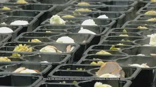 Meals On Wheels Provides Food For Seniors On Christmas Eve