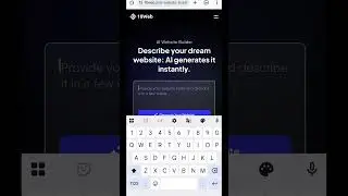 Build a Stunning Website in Minutes Using AI No Coding Needed! #freeaitools #chatgpt  #smartphone