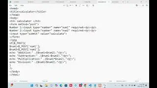 Create a Simple Calculator in PHP | Step-by-Step Tutorial for Beginners