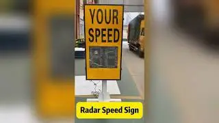 Radar speed sign(YOUR SPEED)
