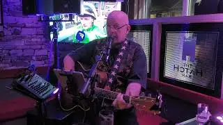 Man In Black singing Joyce Country Ceili Band in The Hatch Bar in Boylans Ardee - 31st August 2024