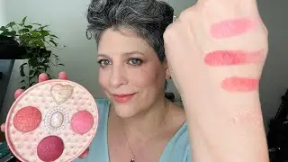 SWATCHES  PAT MCGRATH X BRIDGERTON 2 Blushing Delights Cheek Palette