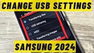🔌 Как изменить настройки USB на Samsung 2024 🔌