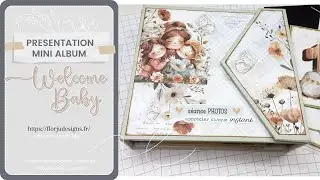 Pr&eacute;sentation Mini Album Welcome baby  Couverture 