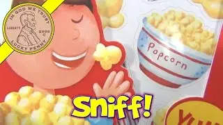 Scratch & Sniff Popcorn Scented Stickers 2010, Peaceable Kingdom