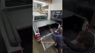 Manual Shutter installed in Hilux ✅🤩#hilux #shutter #manualshutter