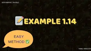 Example 1.14 ✅ | Relation & Function | 10th Maths | TN Board 
