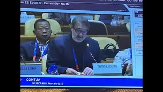 Discurso de Marcelo Di Stefano en la Comisión de Aplicación de Normas de la OIT 2024 Caso Ecuador