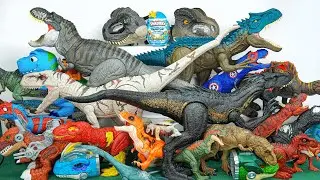 Jurassic World Unboxing Review ASMR| Brachiosaurus Hotwheel Trex Mosasaurus Spinosaurus Atrociraptor
