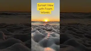 Ocean waves with brilliant foam #shorts #viral