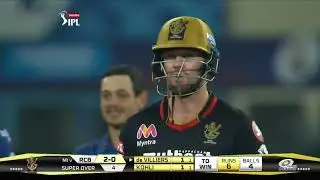 The Super Over | MI vs RCB 🔥❤️🏏                 #2020 #AT DUBAI