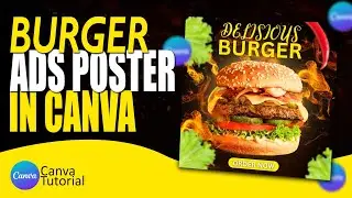 Design a Burger Post in Canva (TUTORIAL)