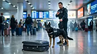 Police Dog Detects a Silent Threat in a Crowded Terminal &mdash; Panic Never Had a Chance