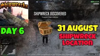 SHIPWRECK Location For 31 August (Day 6) GTA Online To Unlock Frontier Outfit
