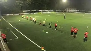 Fussballtraining: Schnelligkeitstraining - Sprintwettbewerb mit Koordinationsleiter
