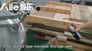 200L Sealed Storage Tank SS304/316L Perfume Storage Tank/Fragrance Cosmetic Storage Barrel