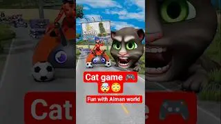 Cat game #gameplay #funwithaimanworld #satisfying #cat #ladybug #cars