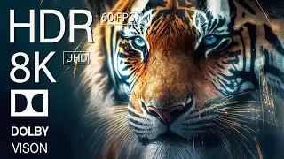 8K HDR 60FPS DOLBY VISION - MACRO ANIMALS VIDEO - ANIMALS SOUNDS(Colorfully Dynamic)