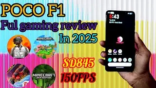 Poco F1 review in 2025 || poco F1 gaming test in 2025 #pocof1 