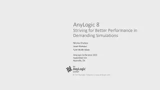 AnyLogic 8 – Striving for Better Performance in Demanding Simulations
