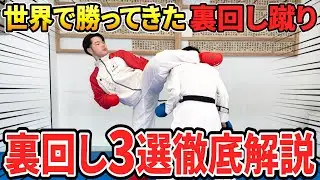 空手元日本代表が特別指導！世界で勝てる３つの裏回し蹴りを徹底解説！