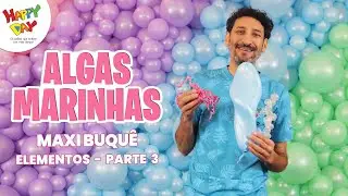 Algas Marinhas  -  Elementos fundo do Mar - PARTE 3 - Técnica Fácil🎈