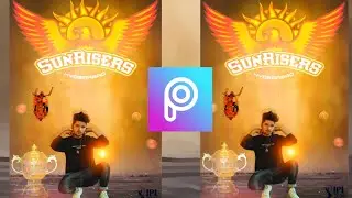 Picsart _ IPL photo editing //SRH  picsart editing  in telugu