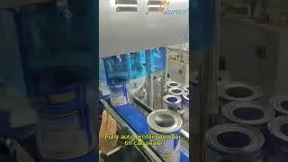 Fully auto servo protein powder tin can sealer, can closing machine best manufacturer
