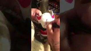 Aj3 fire red, back tab jumpman repaint