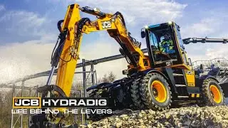 JCB Hydradig 110W | Excavating around Services | Real-Time & Time-Lapse | GoProHero9