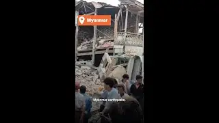 Myanmar earthquake child-friendly spaces