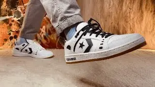 CONVERSE AS-1 PRO 'WHITE NAVY GUM' DETAILED & ON FEET
