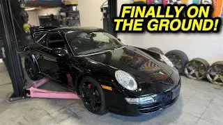 Porsche 911 Gets Full Suspension + Main Systems Ran and Plumbed!