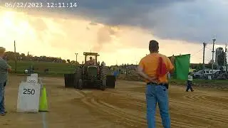 West Virginia Interstate Fair 6/24/23. 10,000 Altered Farm Class 8MPH 3,000RPM American Farm Pullers