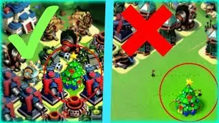 DON'T DO THIS! :: BEACHMAS TREE PLACEMENTS :: BOOM BEACH UPDATE!