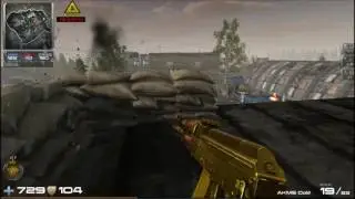 AKMS gold full prokill with (buggy aim)