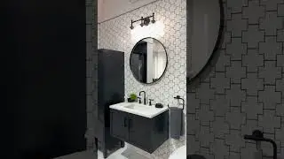 Custom Black & White Quartz Bathroom | PSD Customs 🤍🖤🤍