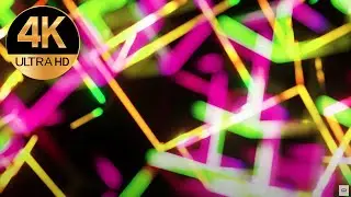 7 hours 4k Cinematic Sci-Fi Light Abstract Metallic color Relaxing Abstract background Video loop
