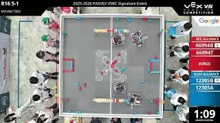 PAS-VEX Sig, Taiwan : Division 1 - R16 #5-1 - 66994B & 66994T vs 12305B & 12305A - Auton + Driver