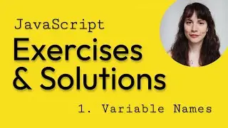 01. Variable Names - JavaScript Exercises & Solutions | trickyJS