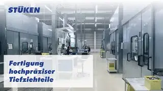Einblick in die Fertigung hochpr&auml;ziser Tiefziehteile