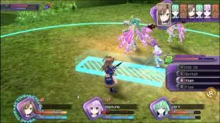 FORTIFY ENEMIES vs Fake Green Heart | Hyperdimension Neptunia Re;birth1