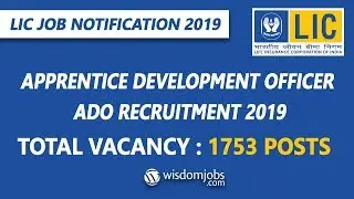 LIC ADO Apprentice Development Officer Apply Online 2019