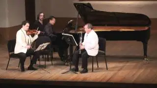 Bart&oacute;k Contrasts for Clarinet, Violin & Piano - 3rd mvt. | T. Levy, G. Schmidt, V. Asuncion