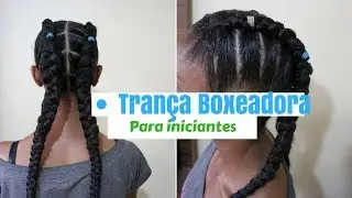 TRANÇA BOXEADORA COM LINHA DE CROCHÈ PARA INICIANTES COM LINHA | MARIIANA REIS