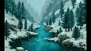 The Silence of Snow &ndash; Meditation in the Pixel Forest. 30 minutes.