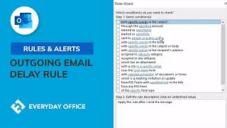 Undo Send in Outlook with Rules to Copy Gmail