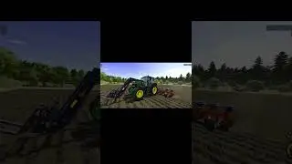 ractor Digging Soil in a Beautiful Virtual Fi #farmingsimulator25 #fs25 #farming